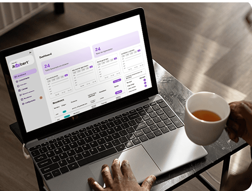 Dashboard de Roobert - Sistema de gestión empresarial