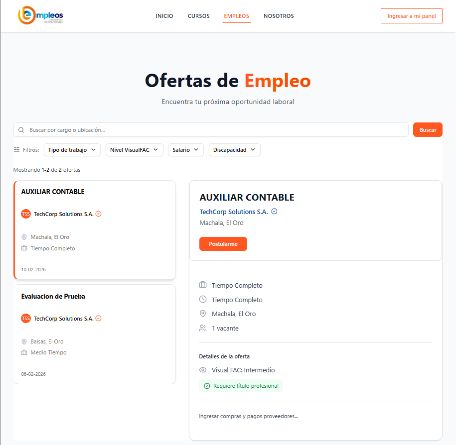 OFERTA EMPLEO